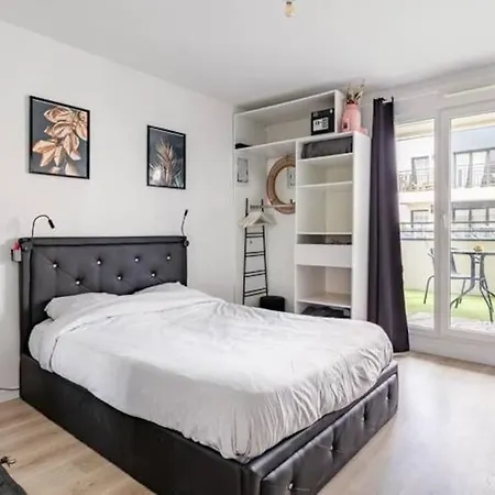 Abraham-guest 1 Ladefense U-arena #terasse #fibre #view Отель типа 